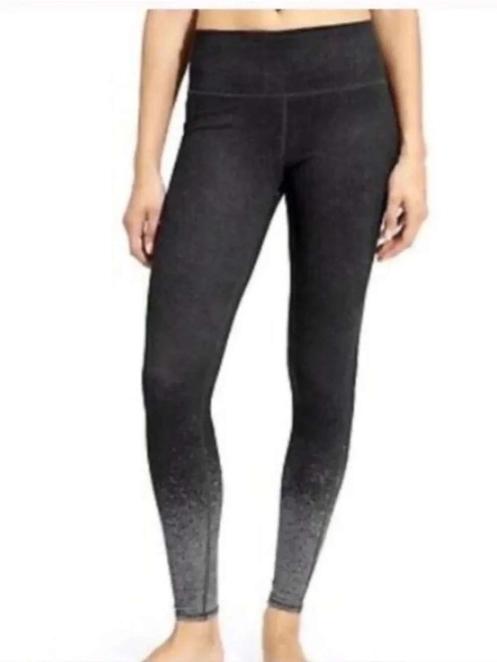 Athleta Chaturanga Tight Dip Dye Speckled Yoga Workout Leggings Size XXS
